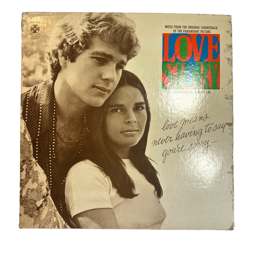 Love Story Original Soundtrack Lp Vinyl Record Album. Francis Lai